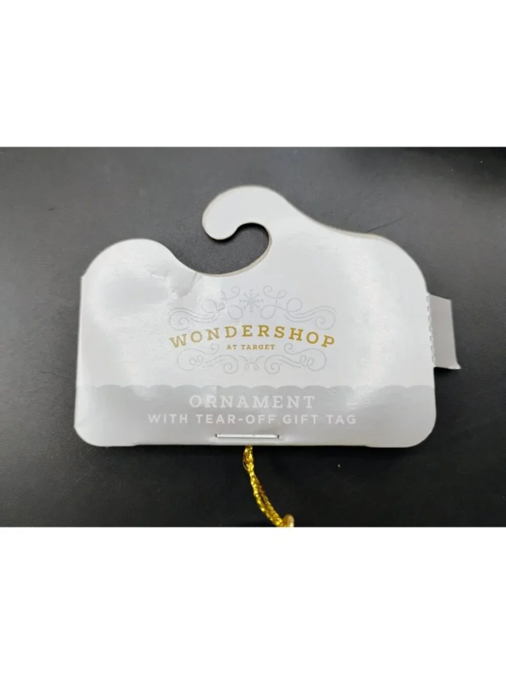 Black & Gold Wondershop Ornament Decorative Loafer Shoe Design